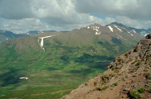 The view from Flattop Mountain
